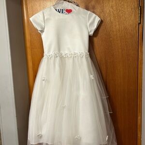 First communion or young girls dress for wedding